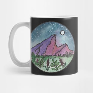 Purple Mountains at Night Mug